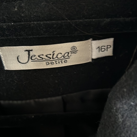 Closet Clearance Plus Size Black Pea Coat - Picture 2 of 4